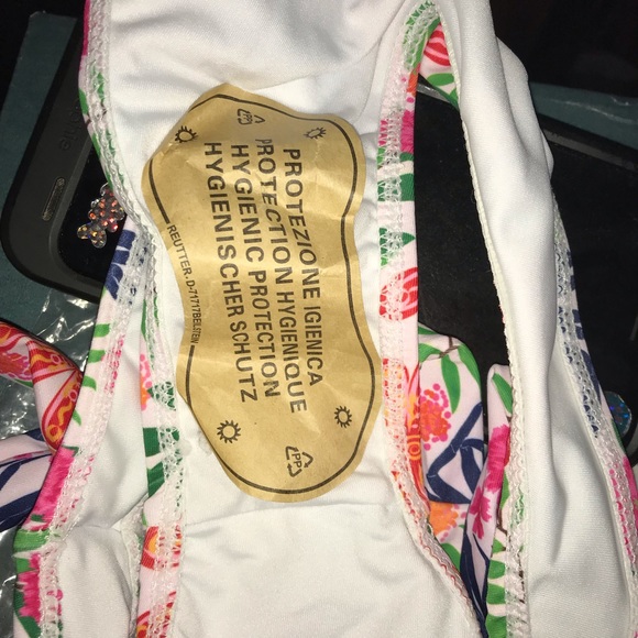 NWT SEXY Strappy Wrap Bikini Beach Floral Print - Picture 8 of 10